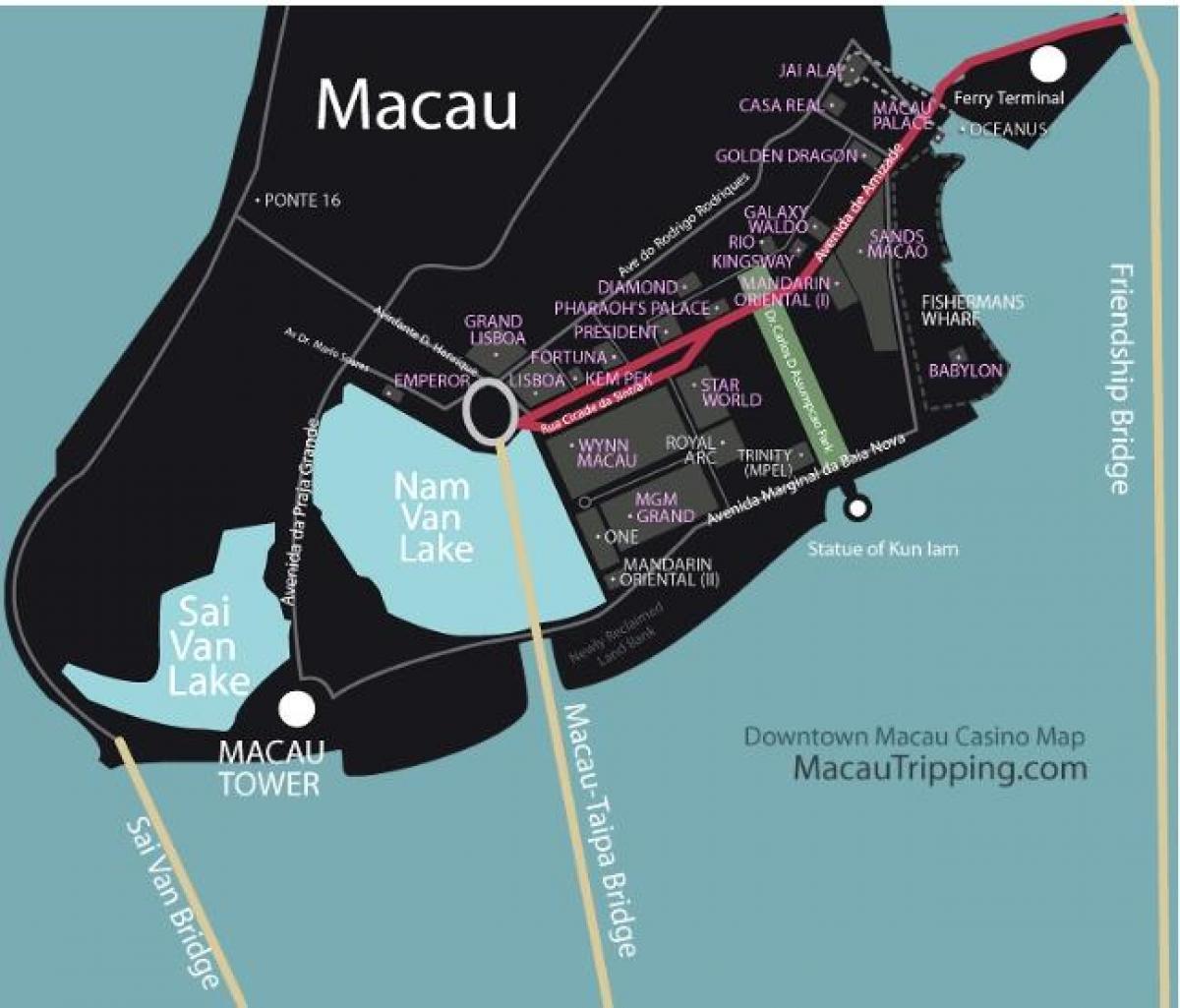 карта на mgm Macau