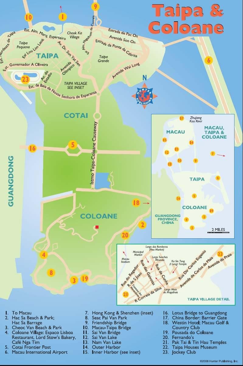taipa Macau мапа