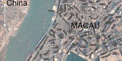 Карта на сан malo Macau